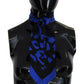 Elegant Silk Bandeau Scarf in Blue