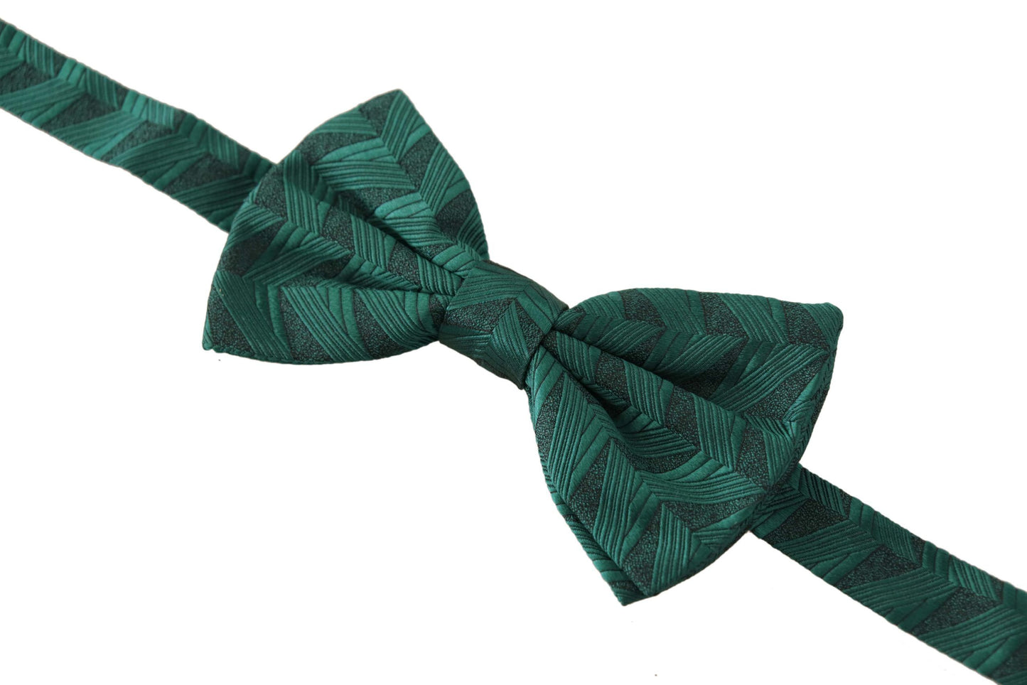 Emerald Elegance Silk Bow Tie