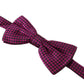 Elegant Purple Silk Bow Tie
