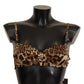 Silk Leopard Print Bra - Luxe Comfort Meets Style