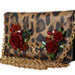 Elegant Leopard Print Phone Cover with Crystals