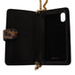 Elegant Leopard Print Phone Cover with Crystals