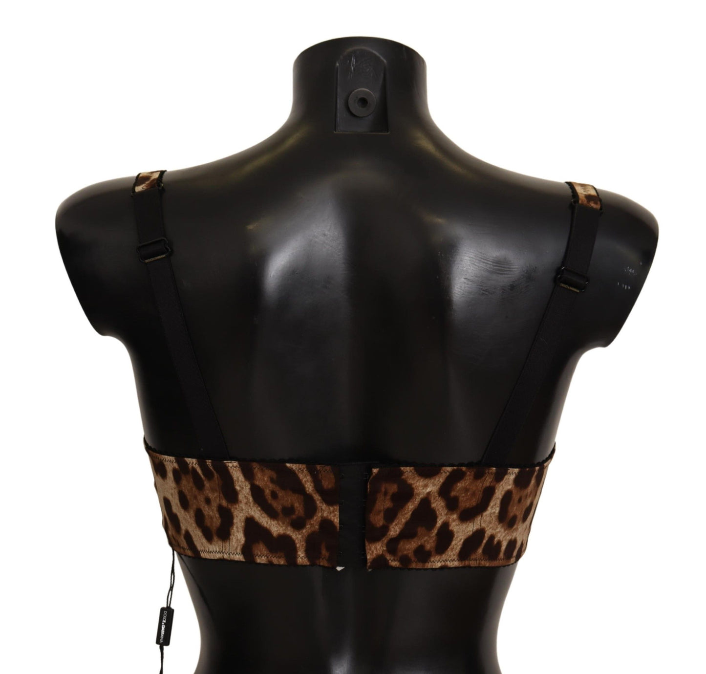 Elegant Leopard Silk Bra