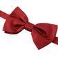 Elegant Silk Red Bow Tie