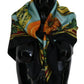 Elegant Multicolor Silk Square Scarf