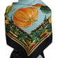 Elegant Multicolor Silk Square Scarf