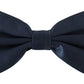 Elegant Silk Blue Bow Tie