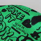 Elegant Silk Square Scarf in Lush Green