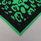 Elegant Silk Square Scarf in Lush Green