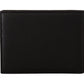 Elegant Black Leather Bifold Wallet