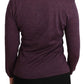 Elegant Turtleneck Wool Sweater in Purple