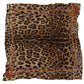 Elegant Leopard Silk Square Scarf