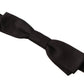 Elegant Black Silk Bow Tie