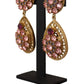 Baroque Sicilian Dangle Clip-on Earrings