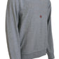 Elegant Gray Pullover Sweater