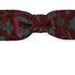 Elegant Maroon Patterned Bow Tie