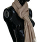 Chic Beige Fringed Scarf for Women