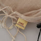 Chic Beige Fringed Scarf for Women