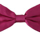 Elegant Pink Silk Bow Tie