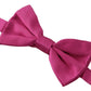 Elegant Pink Silk Bow Tie
