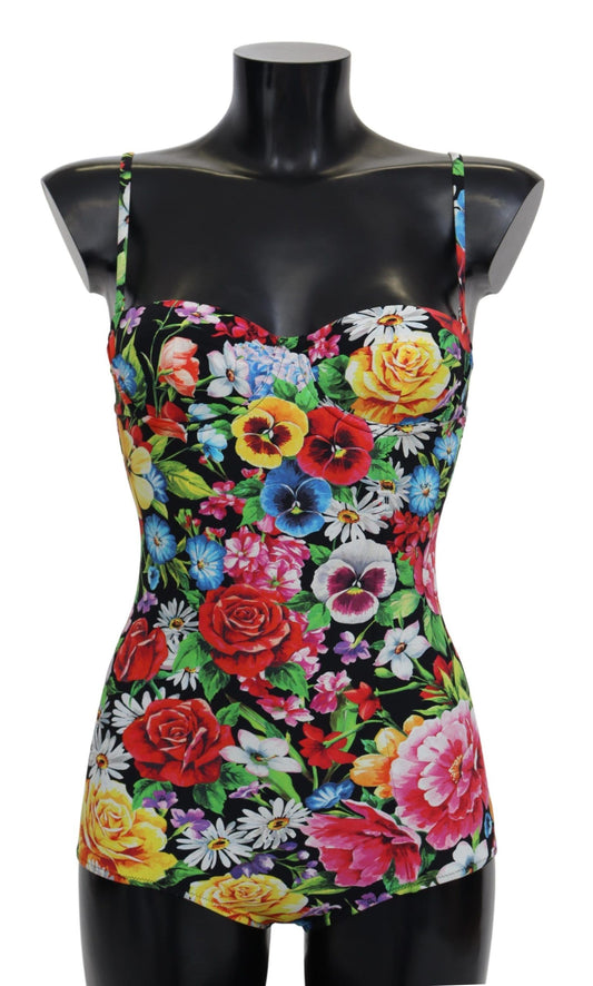 Floral Elegance One-Piece Swimsuit