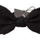 Elegant Black Silk Bow Tie for Men