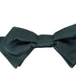 Elegant Green Silk Bow Tie