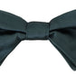 Elegant Green Silk Bow Tie