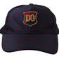Chic Blue & Red Baseball Hat