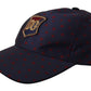 Chic Blue & Red Baseball Hat