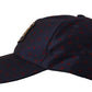 Chic Blue & Red Baseball Hat