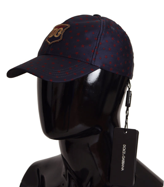 Chic Blue & Red Baseball Hat