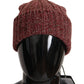 Bordeaux Cashmere Blend Beanie Hat