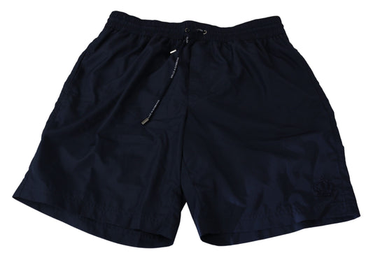Elegant Blue Swim Shorts for Men