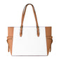 Gilly Large Vanilla Signature PVC Travel Drawstring Tote Hand Bag
