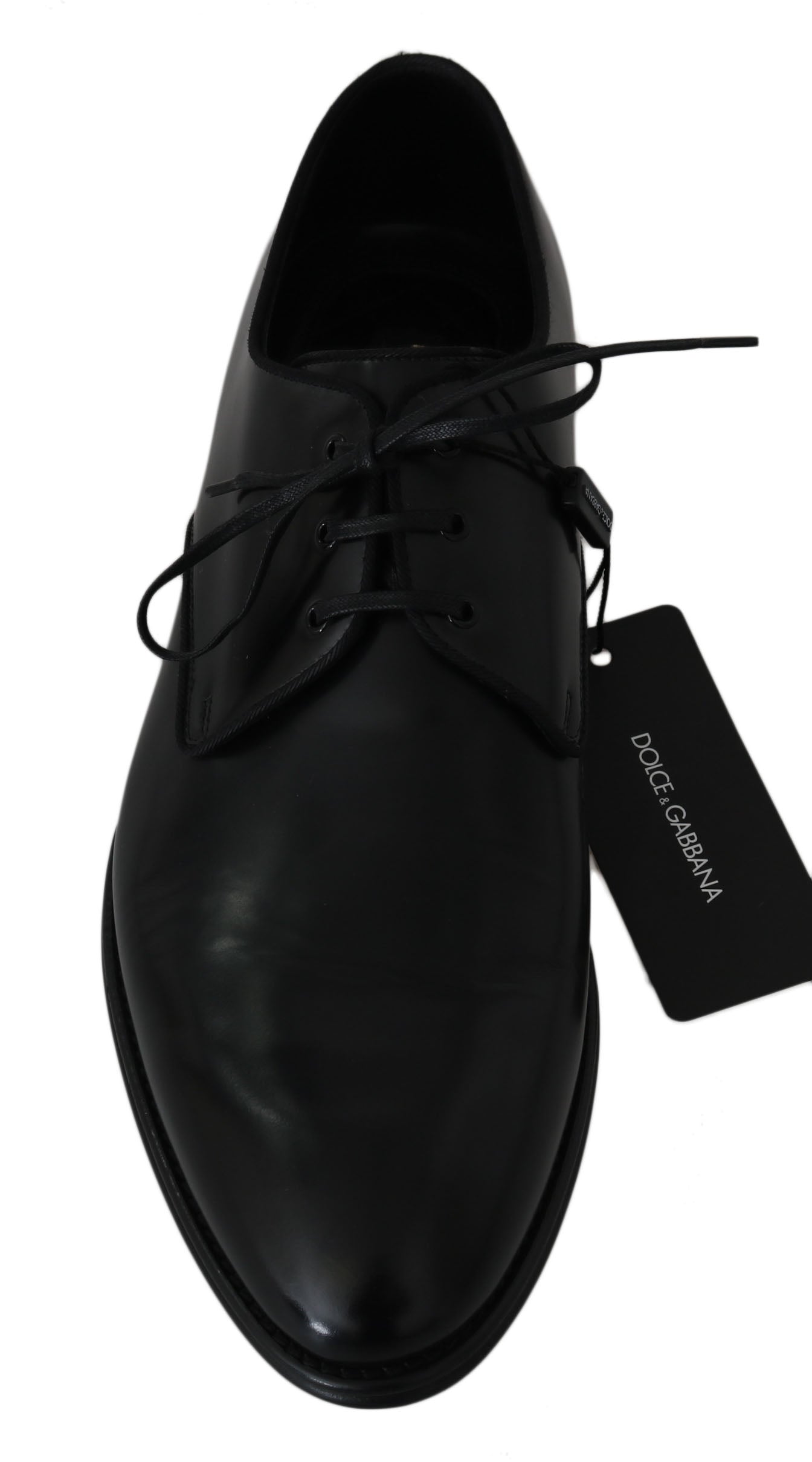 Black Leather Dress Derby Formal Mens Shoes