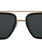 Elegant Gold-Tinted Men's Sunglasses
