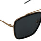 Elegant Gold-Tinted Men's Sunglasses