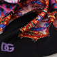 Elegant Multicolor Silk Square Scarf