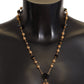Elegant Gold Tone Statement Necklace