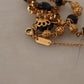 Elegant Gold Tone Statement Necklace