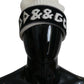 Elegant White Cashmere Beanie Hat