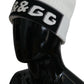 Elegant White Cashmere Beanie Hat