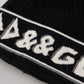 Elegant Cashmere Beanie with Logo Detail