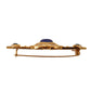 Elegant Gold Plated Brass Brooch