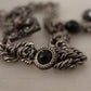 Elegant Silver Tone DG Crystal Charm Necklace