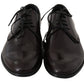 Brown Leather Dress Derby Formal Mens Shoes