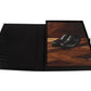 Elegant Black Leather Catalogue Case