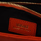 Red Nappa Leather Evening Shoulder Bag