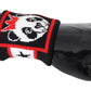 Multicolor Wool Knit Panda Men Wristband Wrap